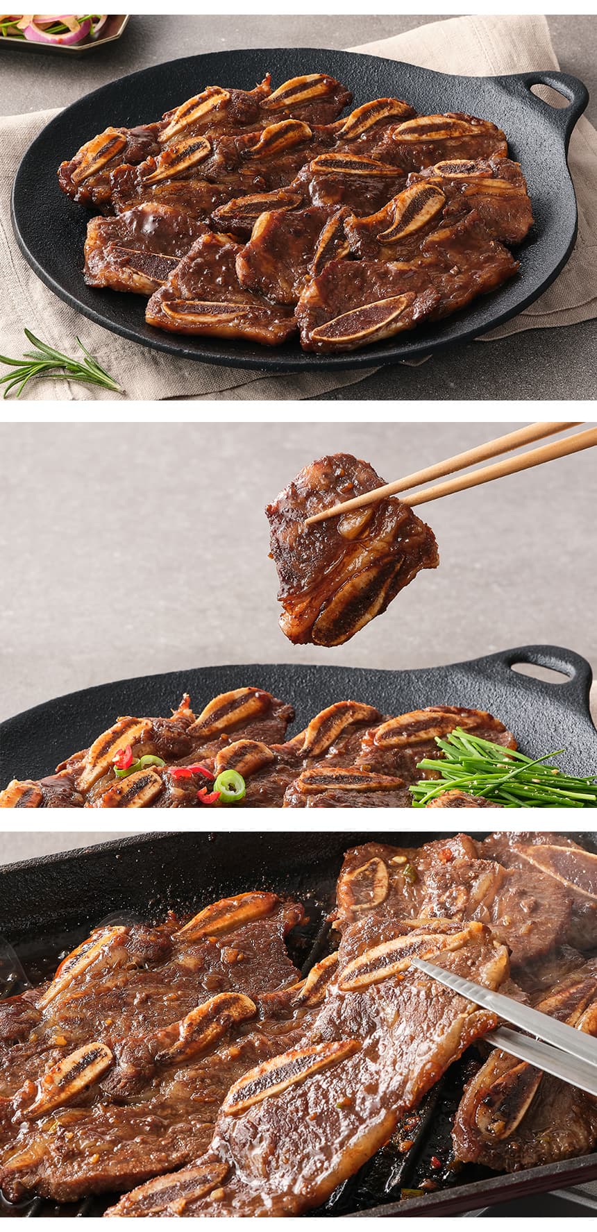Damyang Jeon Seasoned LA Galbi 1kg