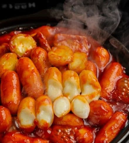 Bite-Sized Cheese Tteokbokki