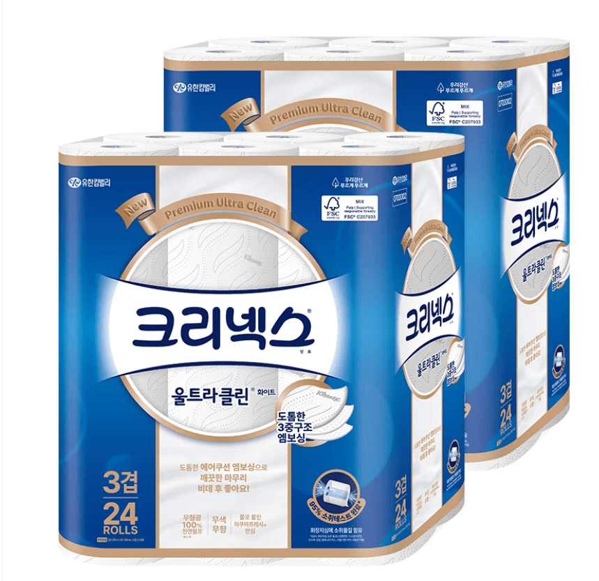 크리넥스 울트라클린 48롤