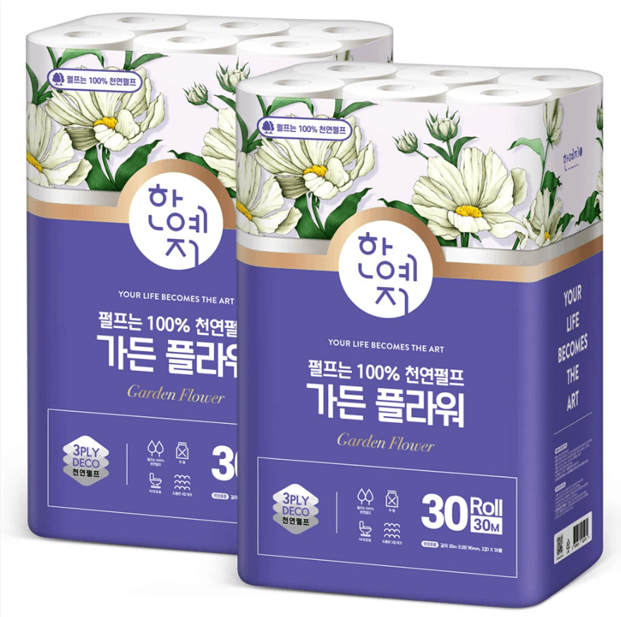 한예지 가든 플라워 60롤