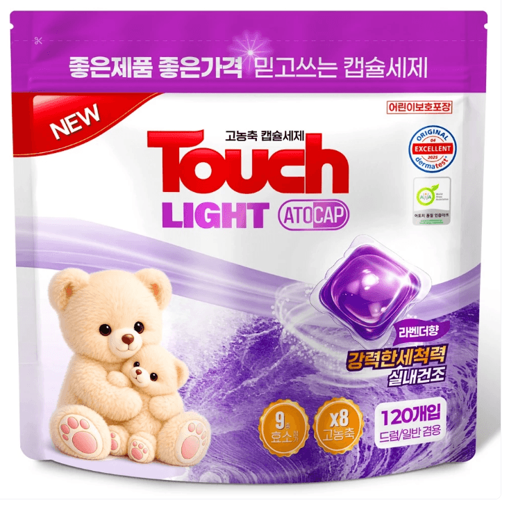 터치라이트 아토캡 캡슐세제 120개