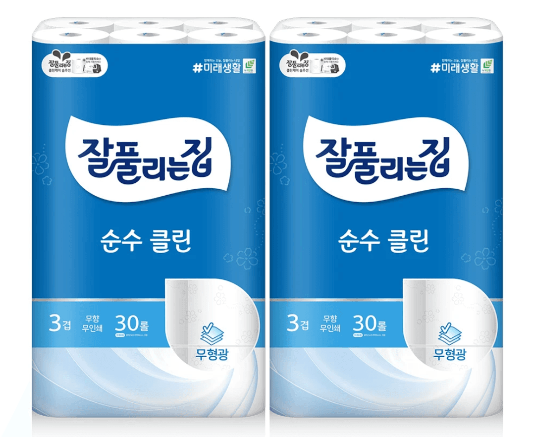 잘풀리는집 순수 클린 60롤