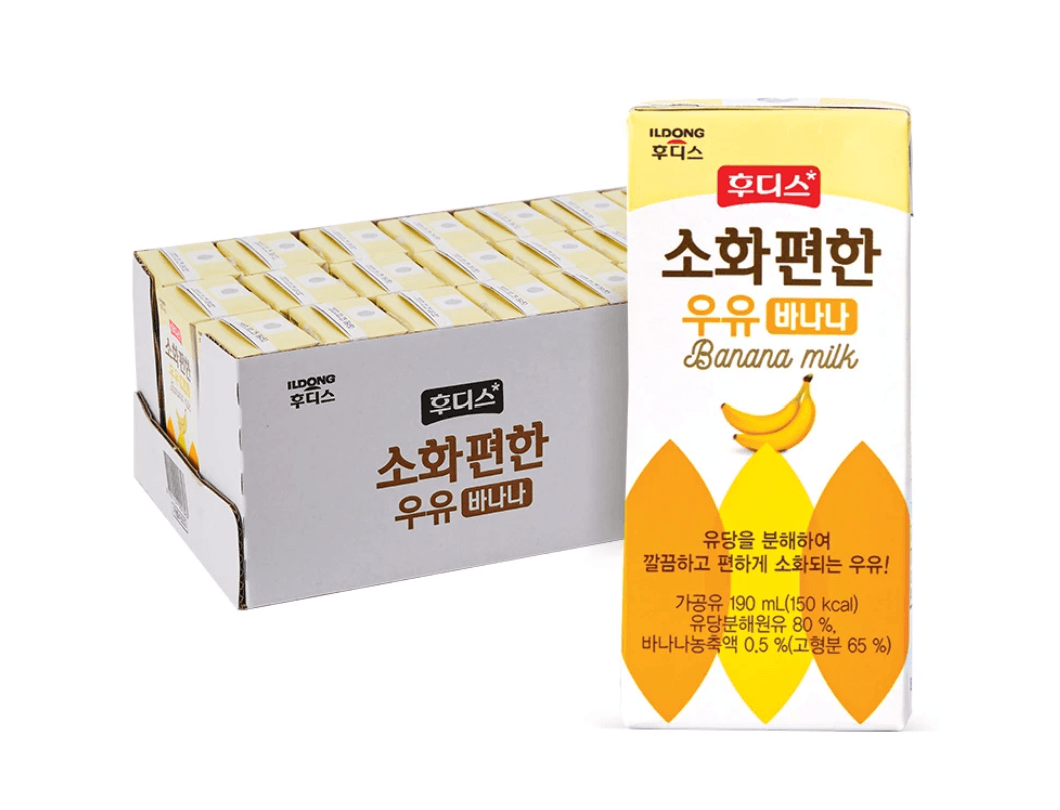후디스 소화편한 바나나우유 24개