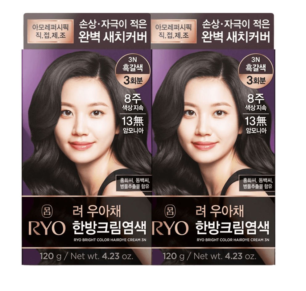 려 우아채 한방크림염색