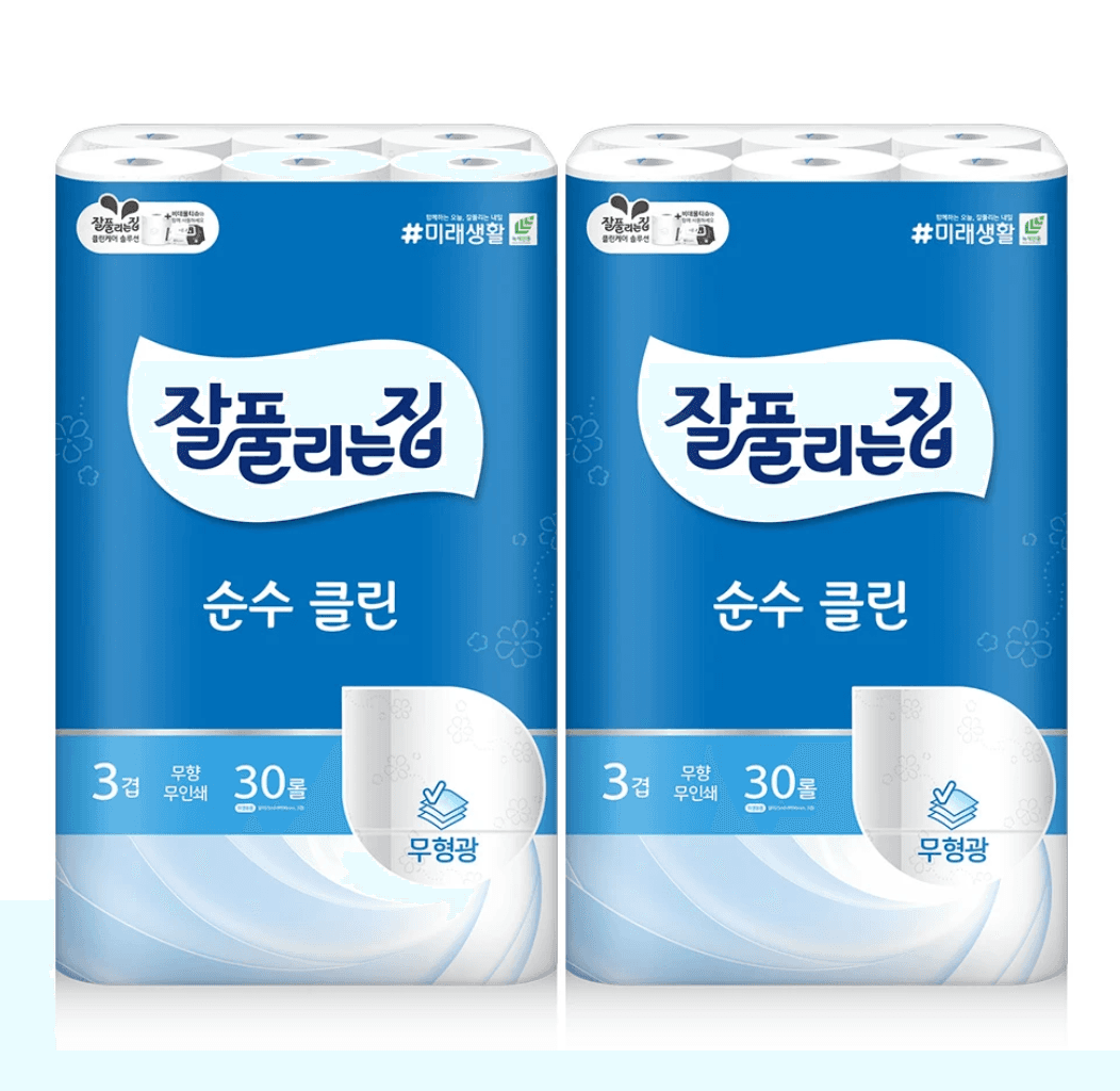 잘풀리는집 순수 클린 60롤