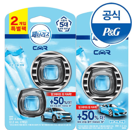 페브리즈 차량용 방향제 3개