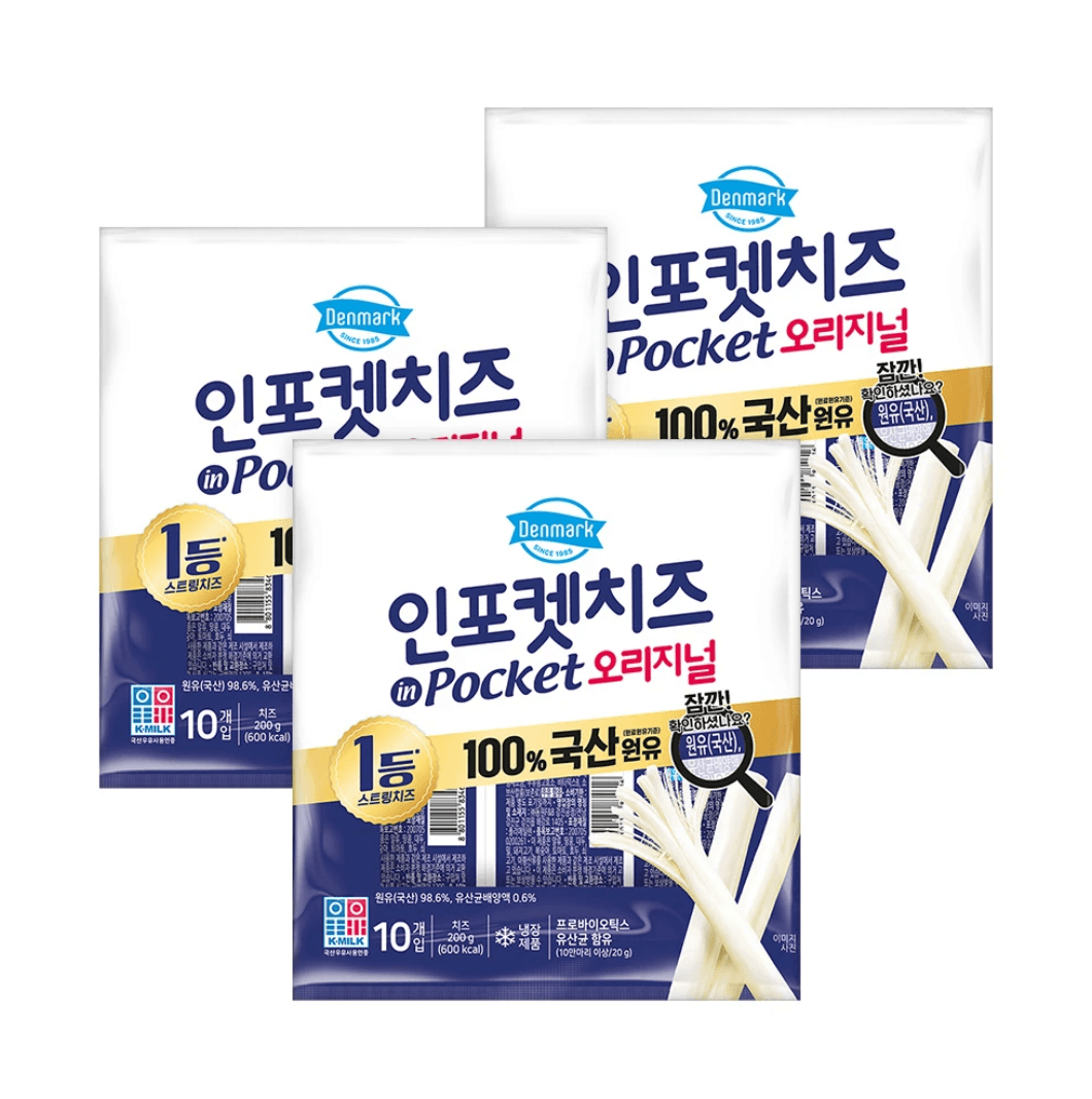 동원 덴마크 인포켓치즈 30개