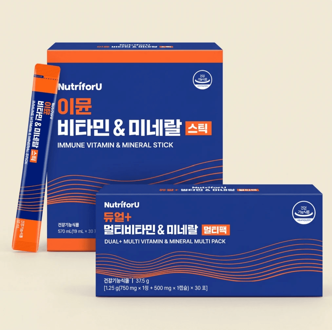 뉴트리포유 듀얼+ 이뮨 멀티비타민 30개입