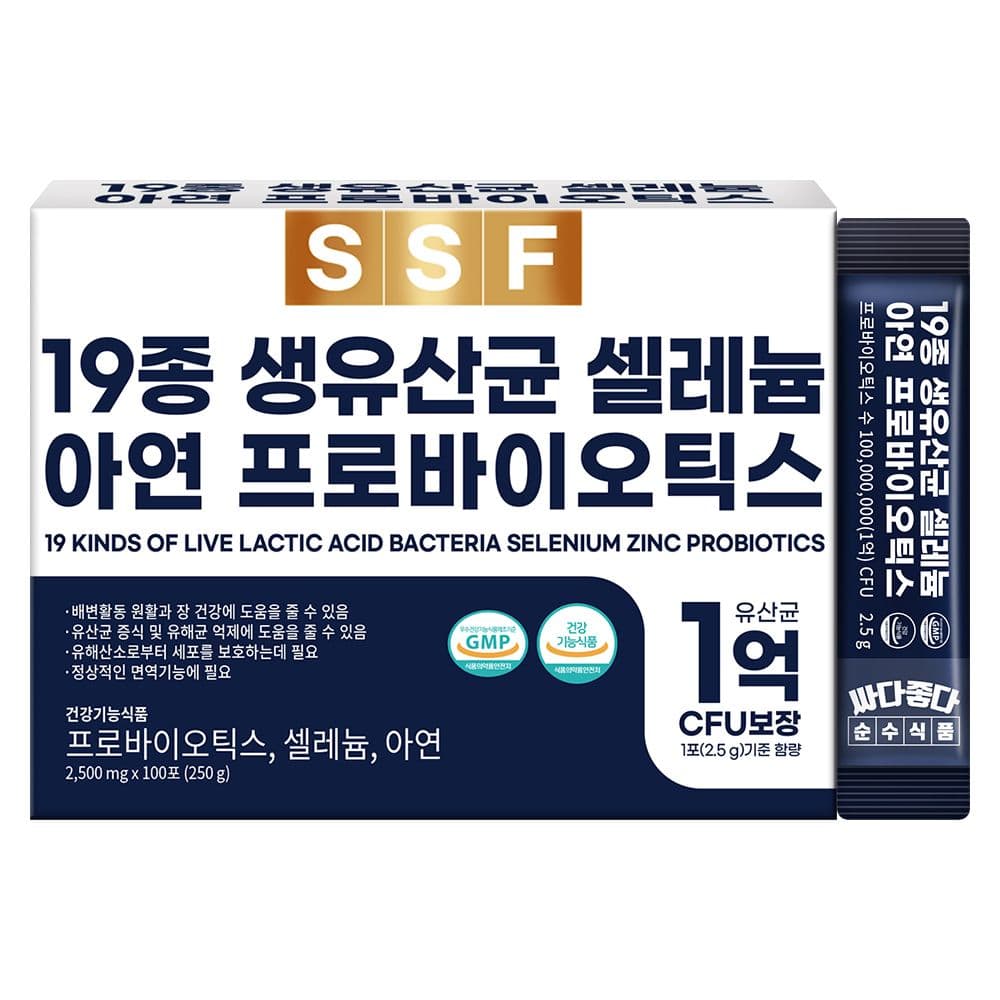 순수식품 생유산균 프로바이오틱스 100포
