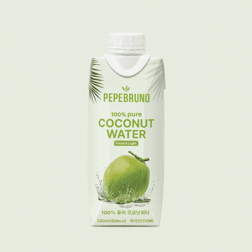 Peperbruno Coconut Water 330ml 12pk