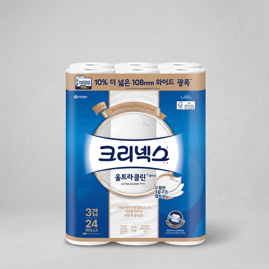크리넥스 울트라클린 24롤 2팩