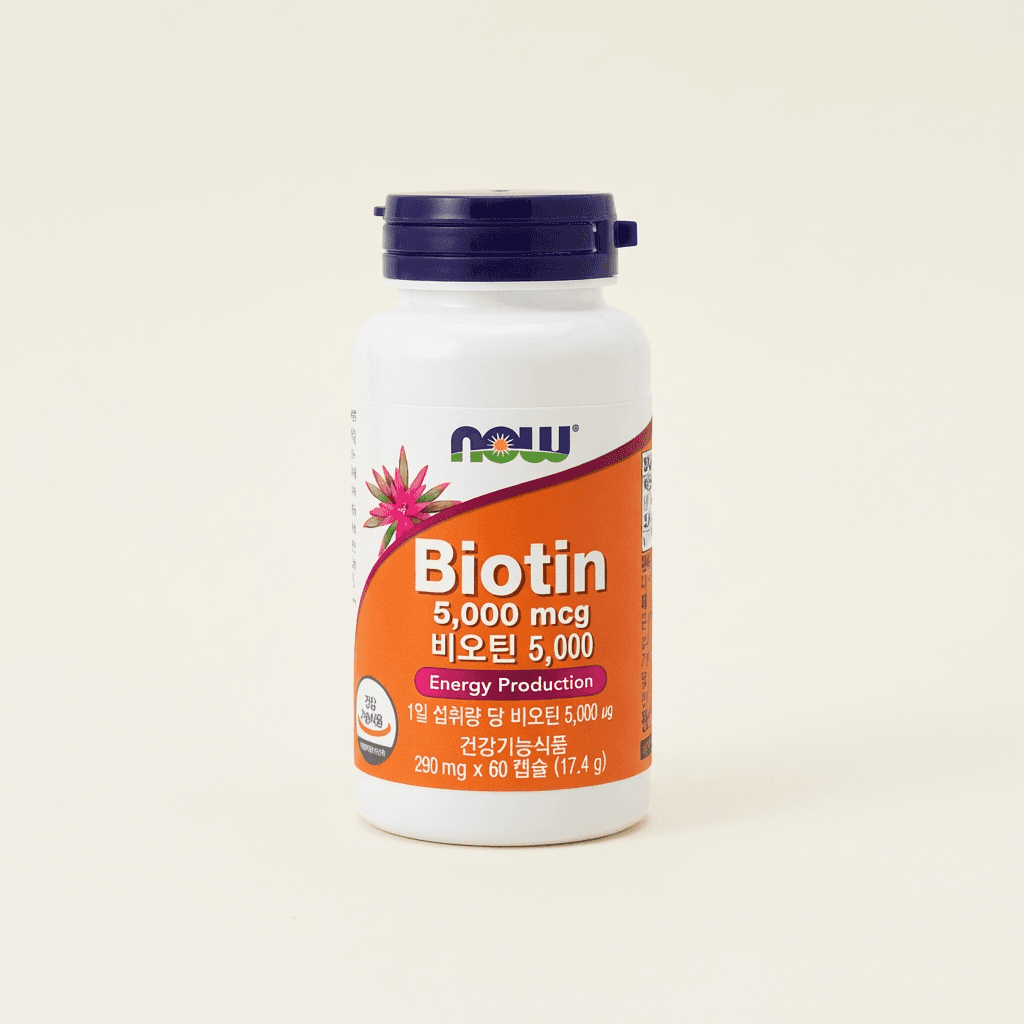 Now Foods Biotin 5000mcg 60 Caps