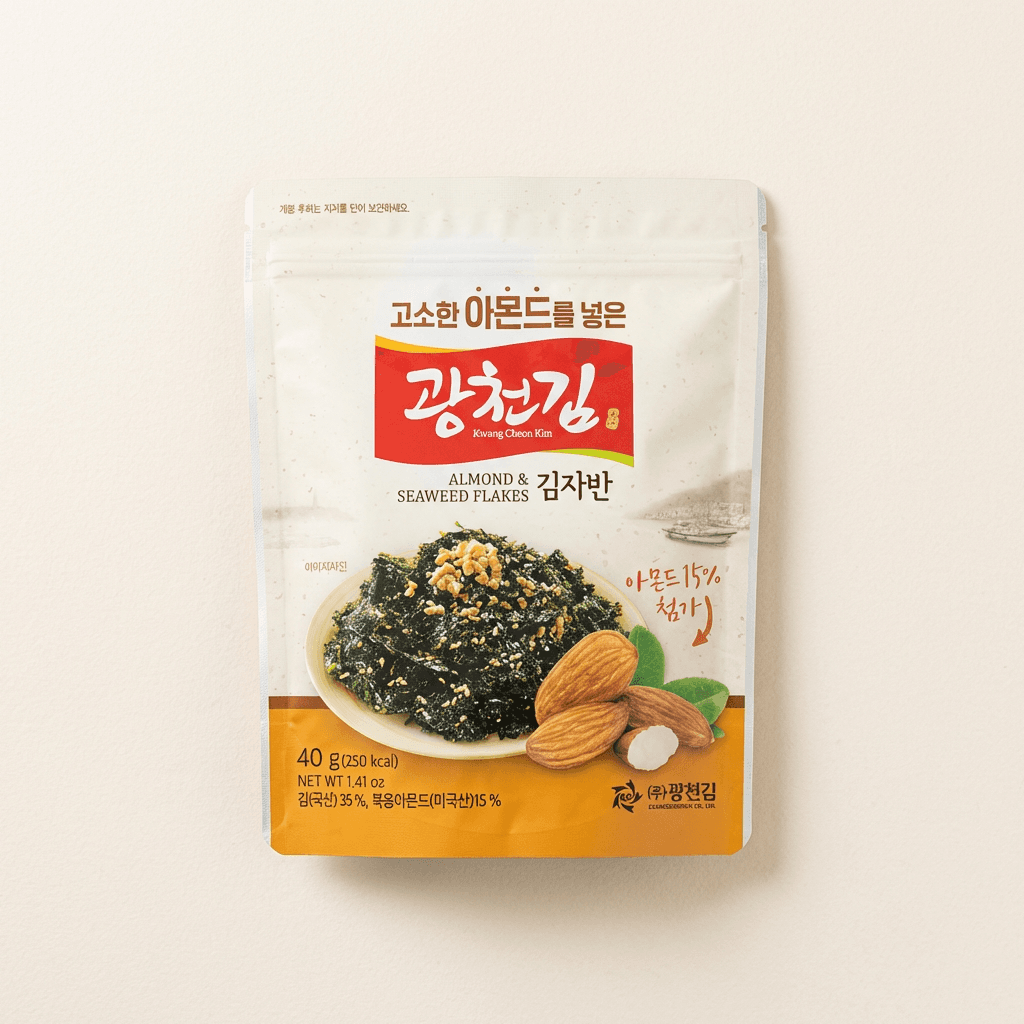 광천김 아몬드 김자반 10봉