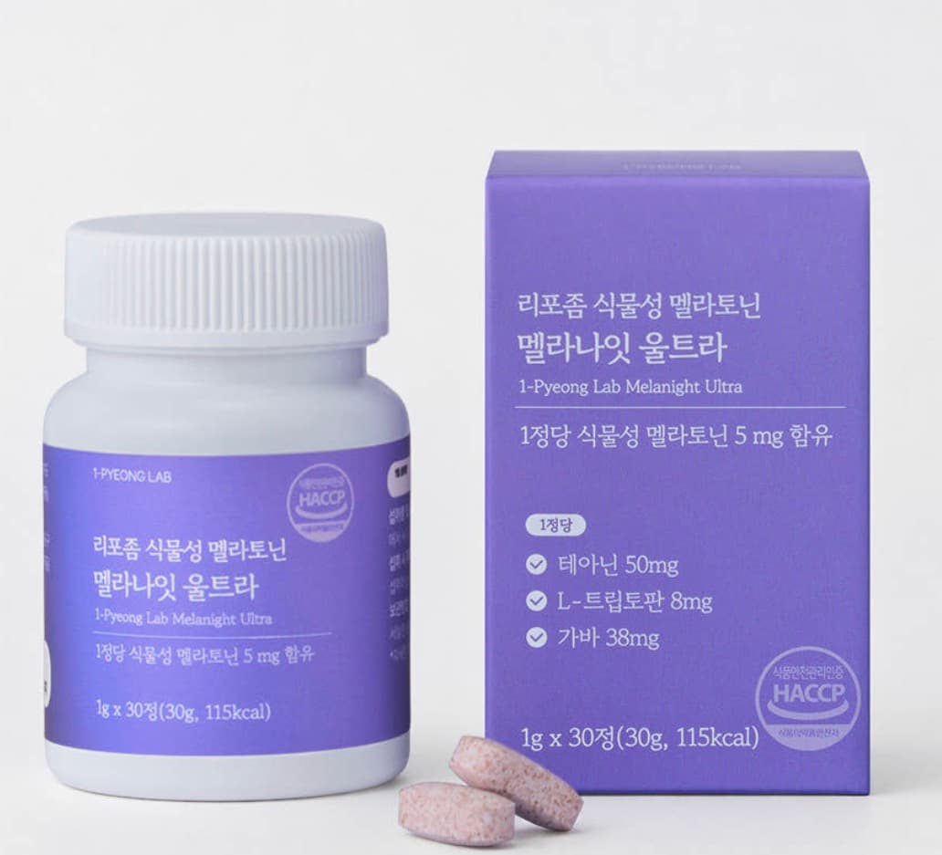 리포좀 식물성 멜라토닌 5mg 30정