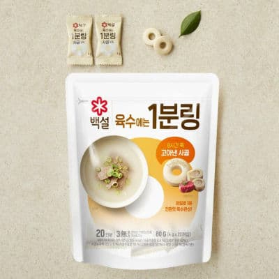 Cheiljedang 1-Minute Ring Coin Broth 100 pcs