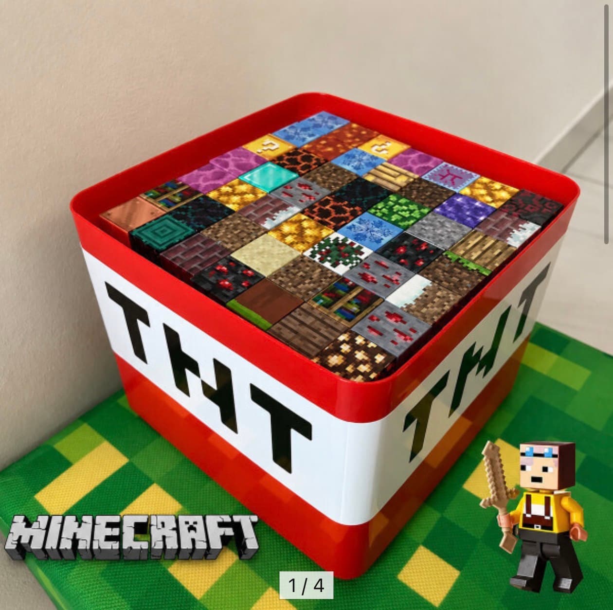 Minecraft TNT마그네틱 자석 블록 500P