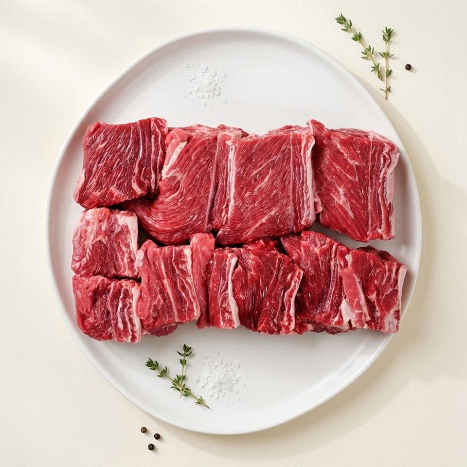 호주산 냉장 소 찜갈비