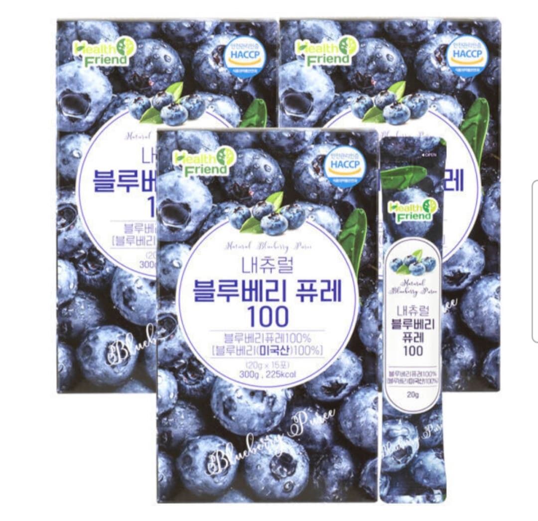 내츄럴 블루베리퓨레 100 45포