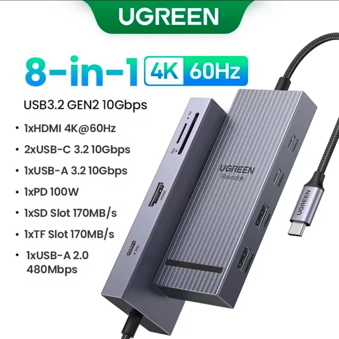 UGREEN USB-C 허브 8-in-1