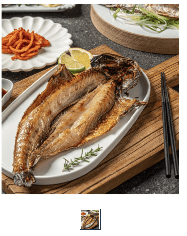 자연산 반건조 민어 5마리