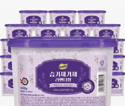 제스타 습기제거제 라벤더향 18개입