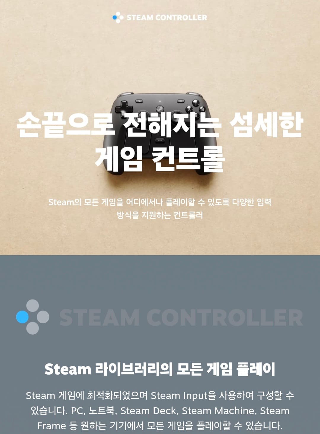 Valve Steam Controller