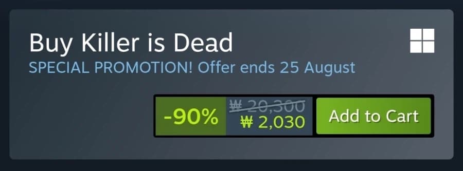 Killer is Dead – Steam
