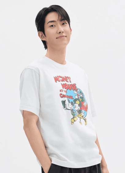 탑텐 디즈니 크루넥 티셔츠