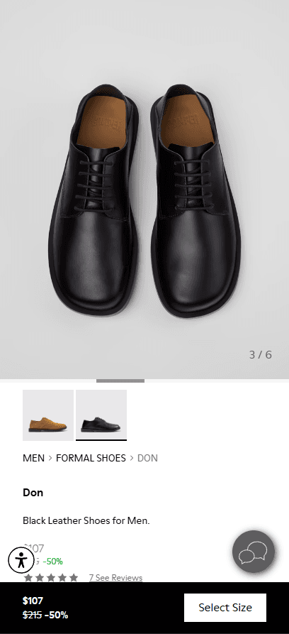 Camper Don 85달러