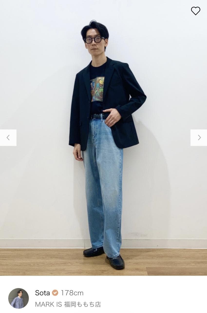유니클로 JWA 데님