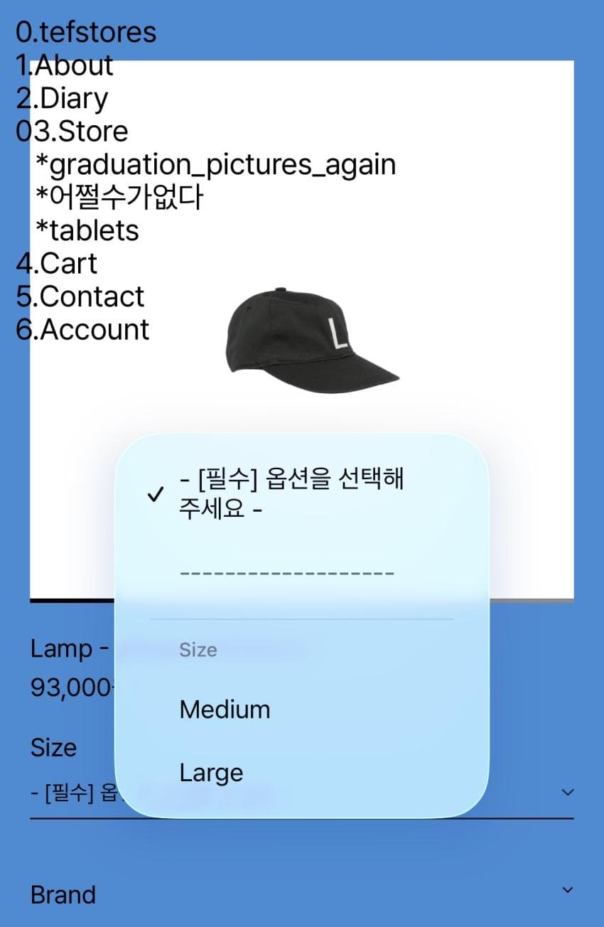 테프스토어즈 리스탁 안내