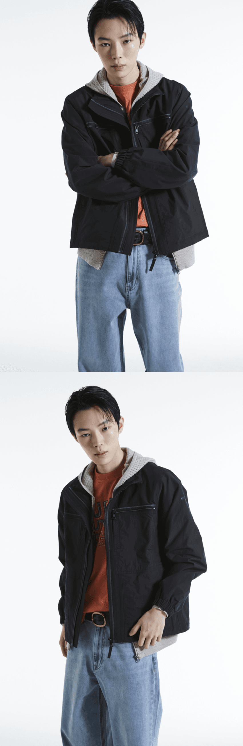 버커루 립스탑 하이넥 점퍼