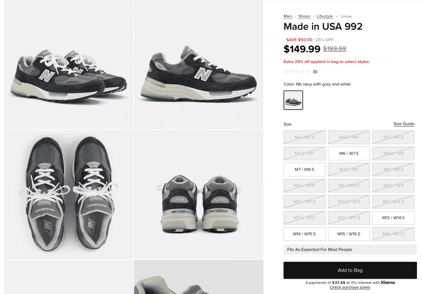 뉴발란스 Made in USA 992, 993
