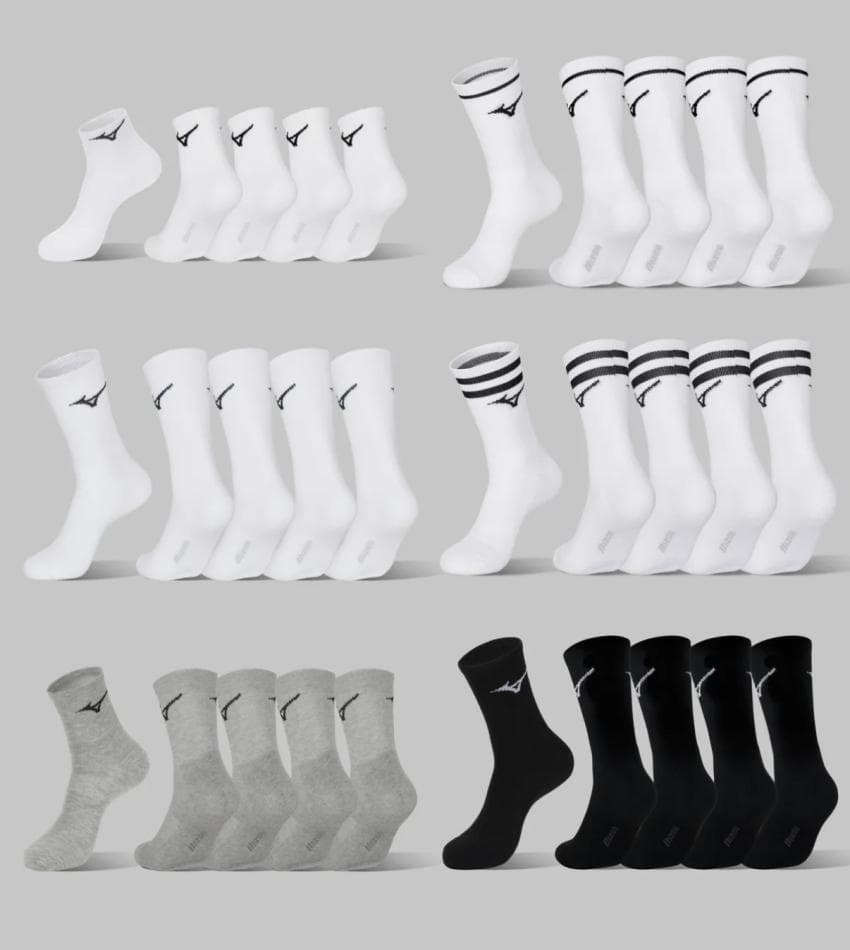 미즈노 쿠션 양말 5PACK