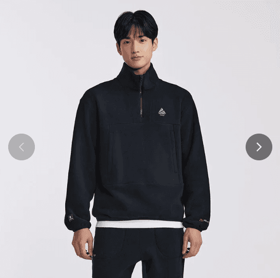 블랙야크 폴라텍 플리스 집업티
