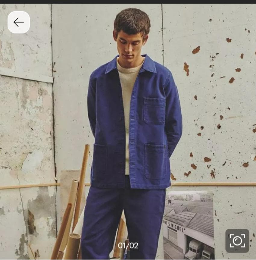 르몽생미셸 몰스킨 프렌치 워크자켓