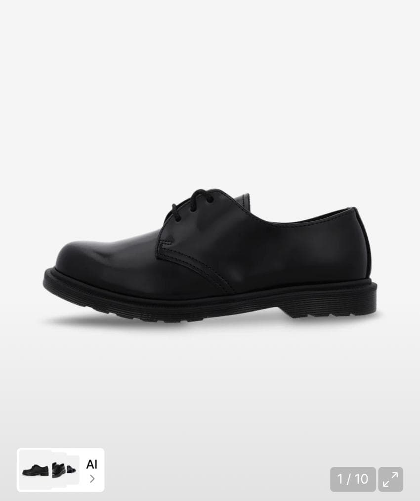 Dr. Martens Mayfair 3-Hole Smooth Black