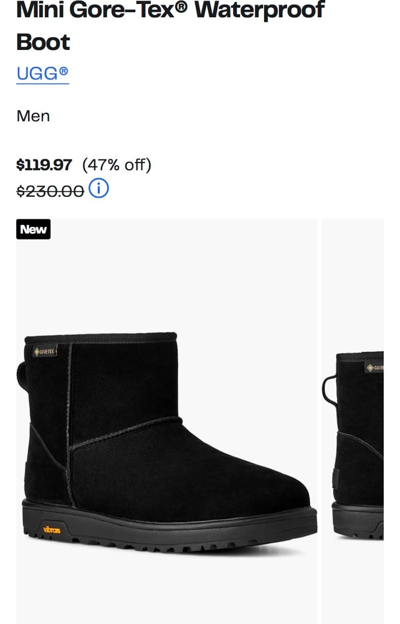 UGG Mini Gore-Tex Waterproof Boots (Men's)