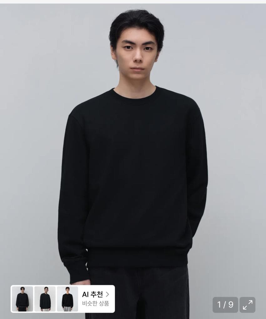 MUSTANDARD Sweatshirt Black