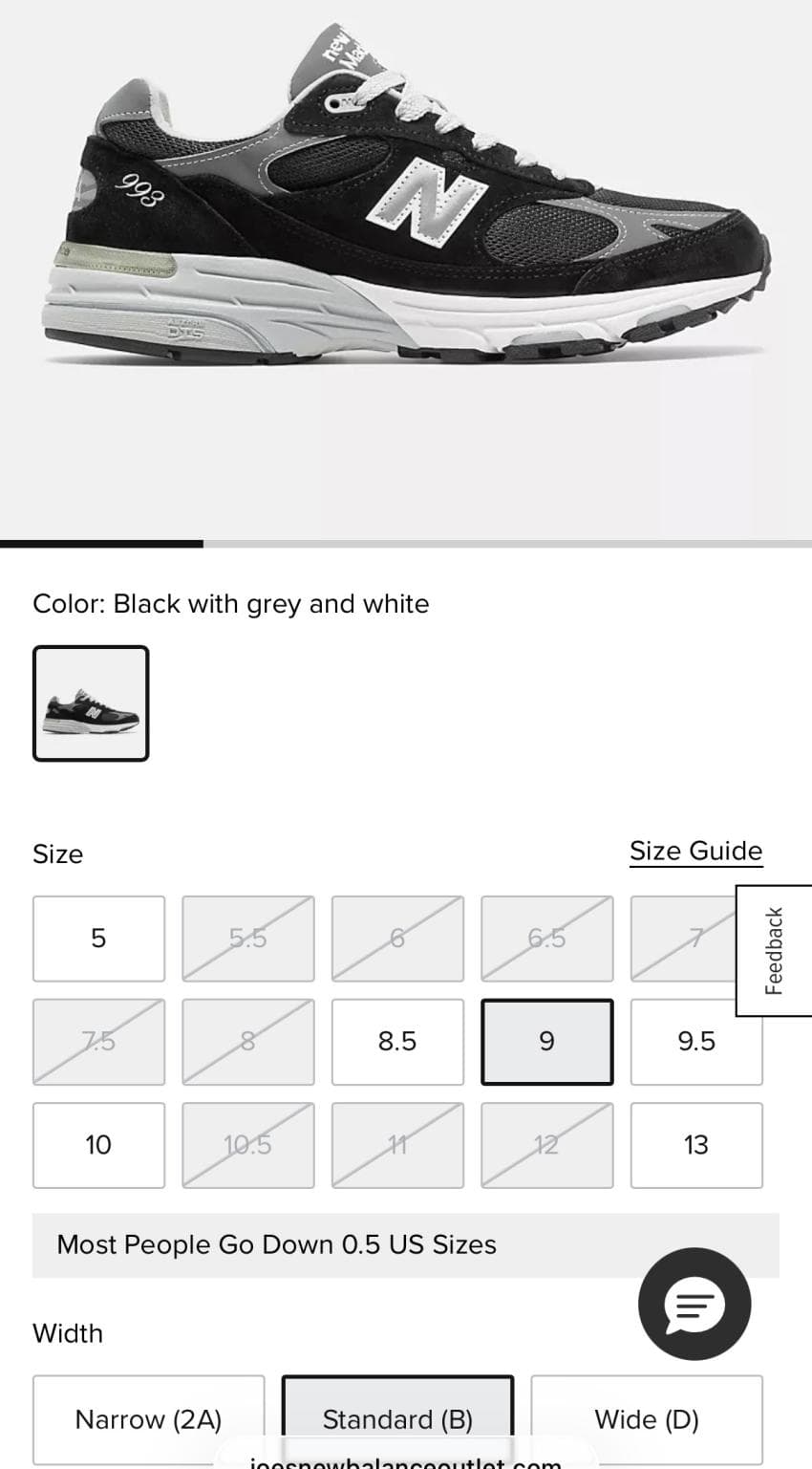 New Balance 993 Women's