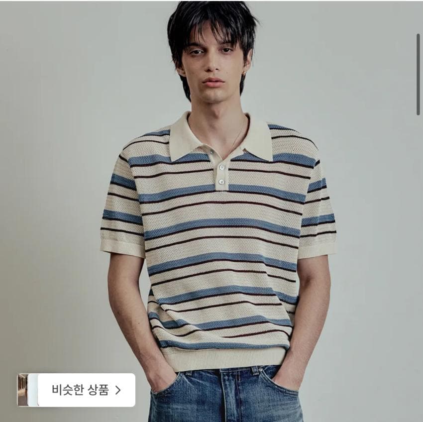 엘무드 PK 하프 니트
