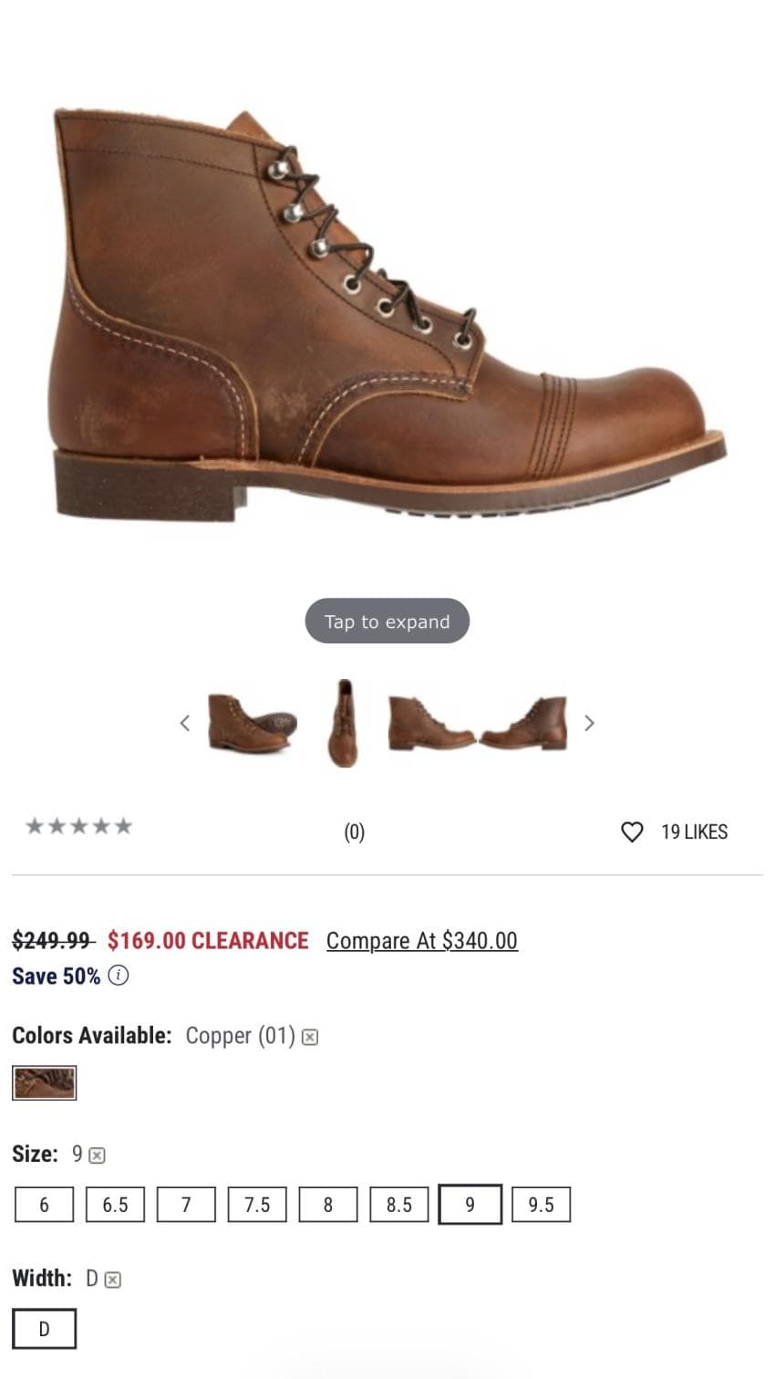 Red Wing Iron Ranger