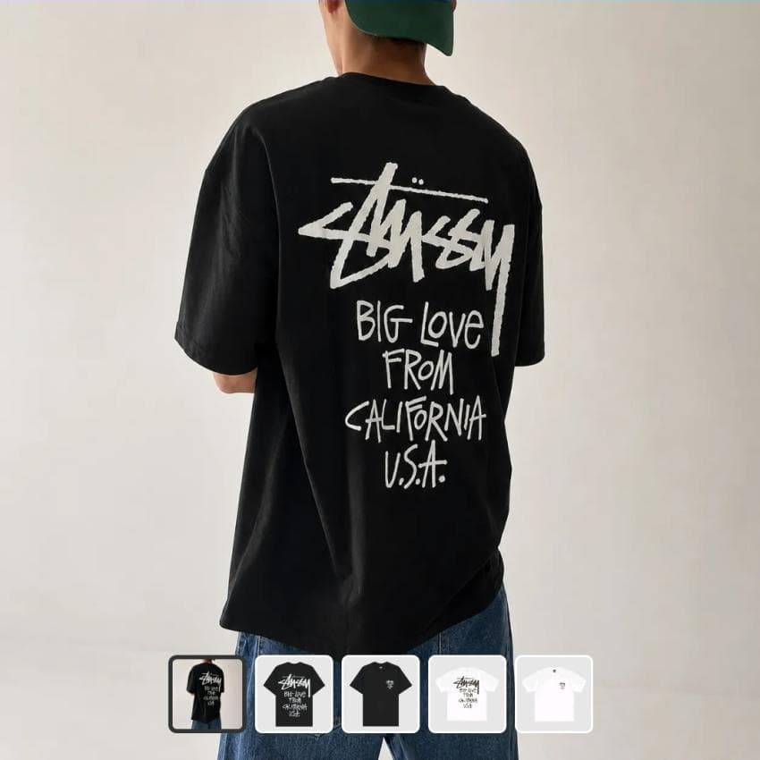 Stussy 빅러브 티셔츠 1+1
