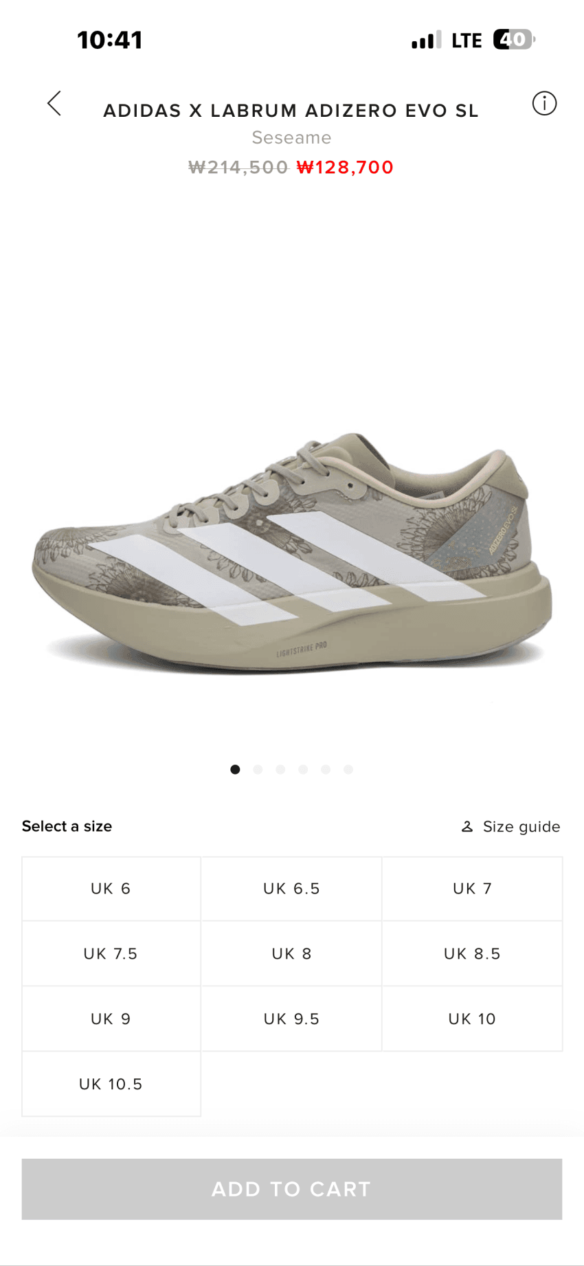 adidas x Labrum adizero EVO