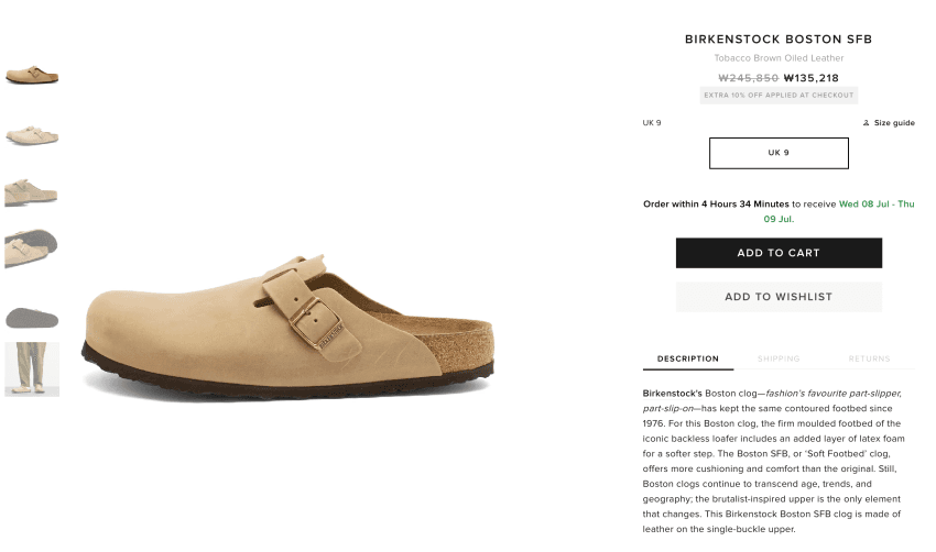 Birkenstock Boston