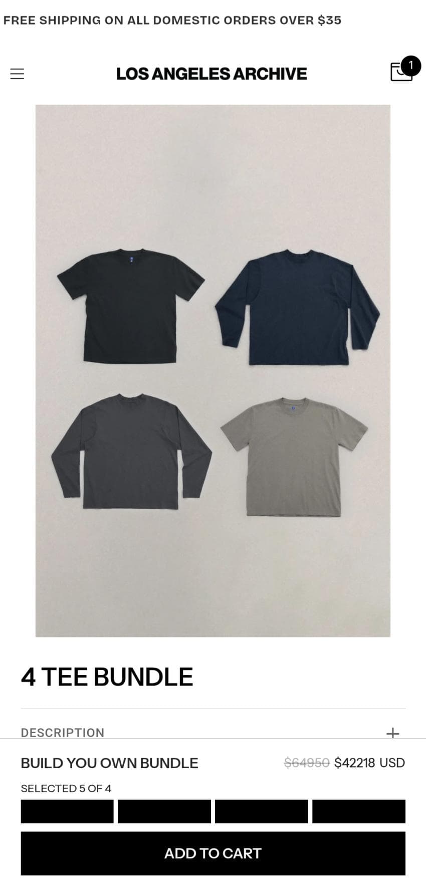 LA Apparel YEEZY Tee