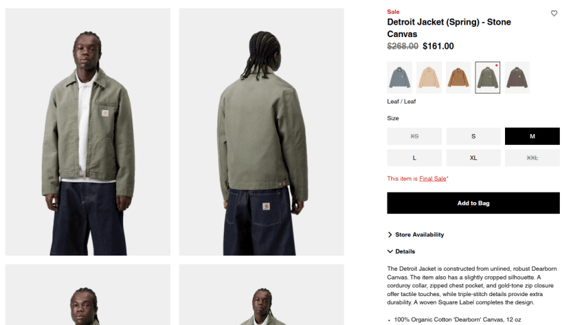 Carhartt WIP Detroit Jacket
