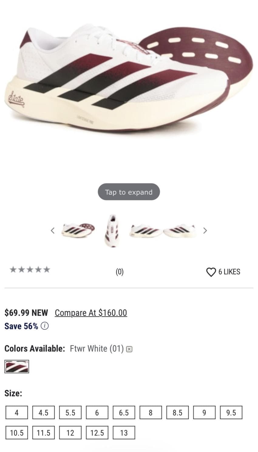adidas adizero evo SL