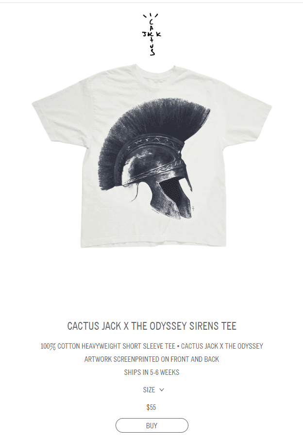 Travis Scott Sirens Tee