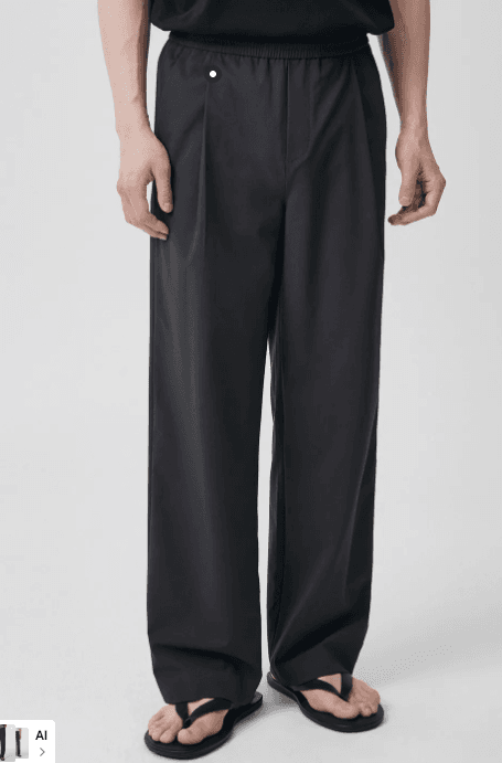 Cooltandard Wide Banding Slacks